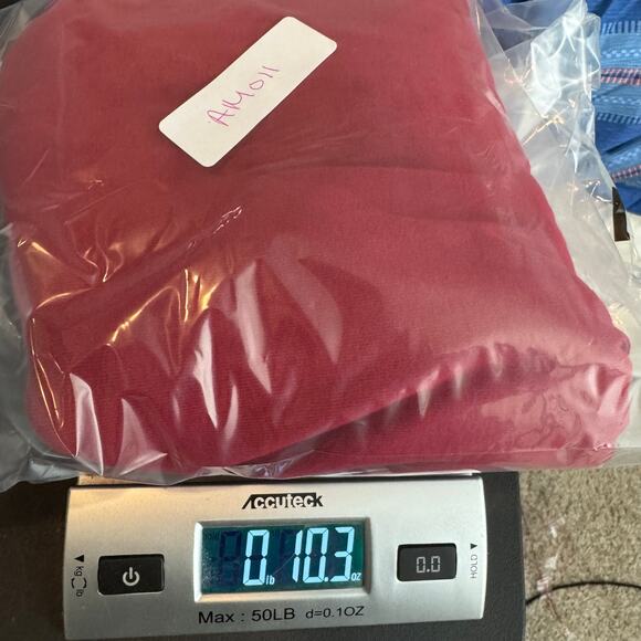 Lauren Ralph Lauren 2X Red 100% Cotton Long Sleeve Top Logo Button Classic Fit - Picture 8 of 8